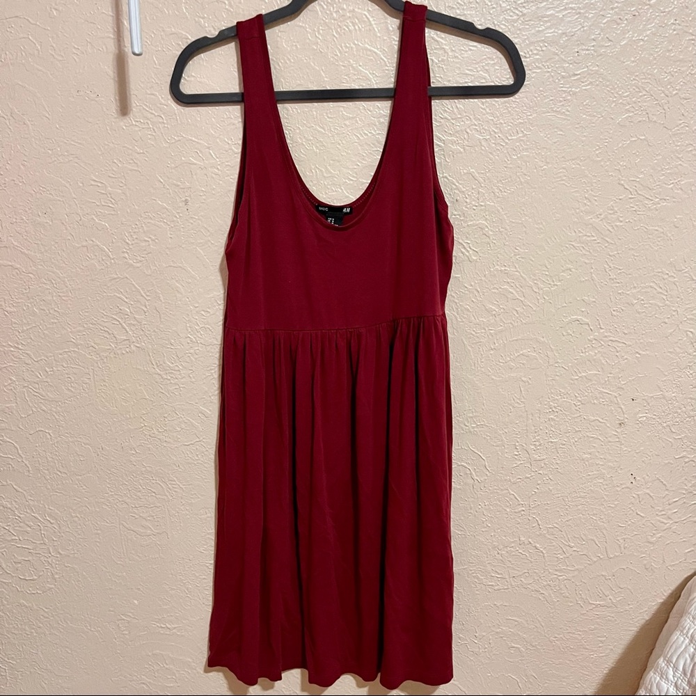 Maroon Flowy Dress